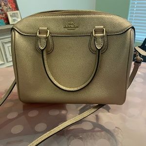 Rose Gold Coach satchel